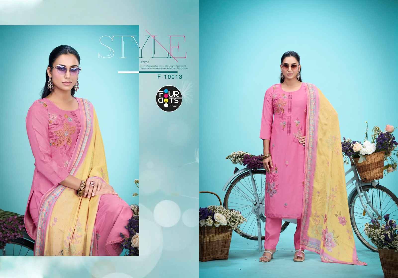 Rukmani By Rangoon 10011 to 10014 Series Beautiful Suits Colorful Stylish Fancy Casual Wear & Ethnic Wear Fancy Dresses At Wholesale Price